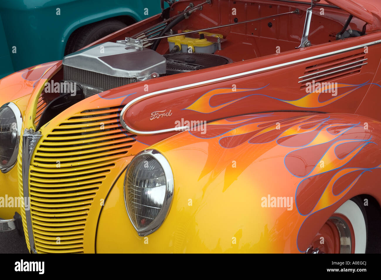 Custom Hot Rod car Foto Stock