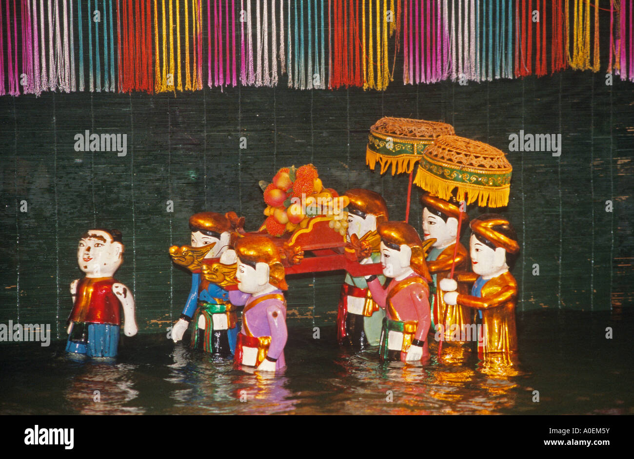 Acqua Puppet Theatre Hanoi Vietnam Foto Stock