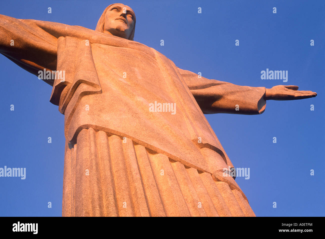 Statua del Cristo di Rio de Janeiro in Brasile Foto Stock