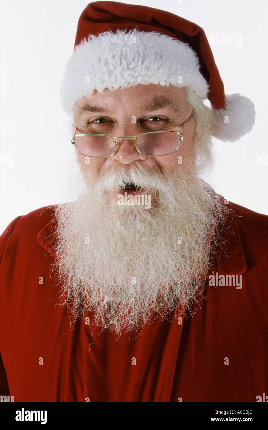 Ritratto di Babbo Natale Foto Stock