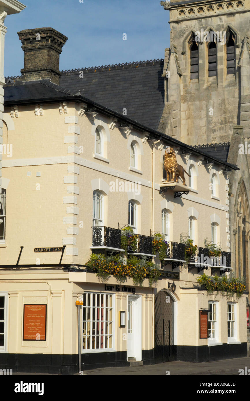 Golden Lion Hotel e ristorante St Ives Huntingdonshire Foto Stock