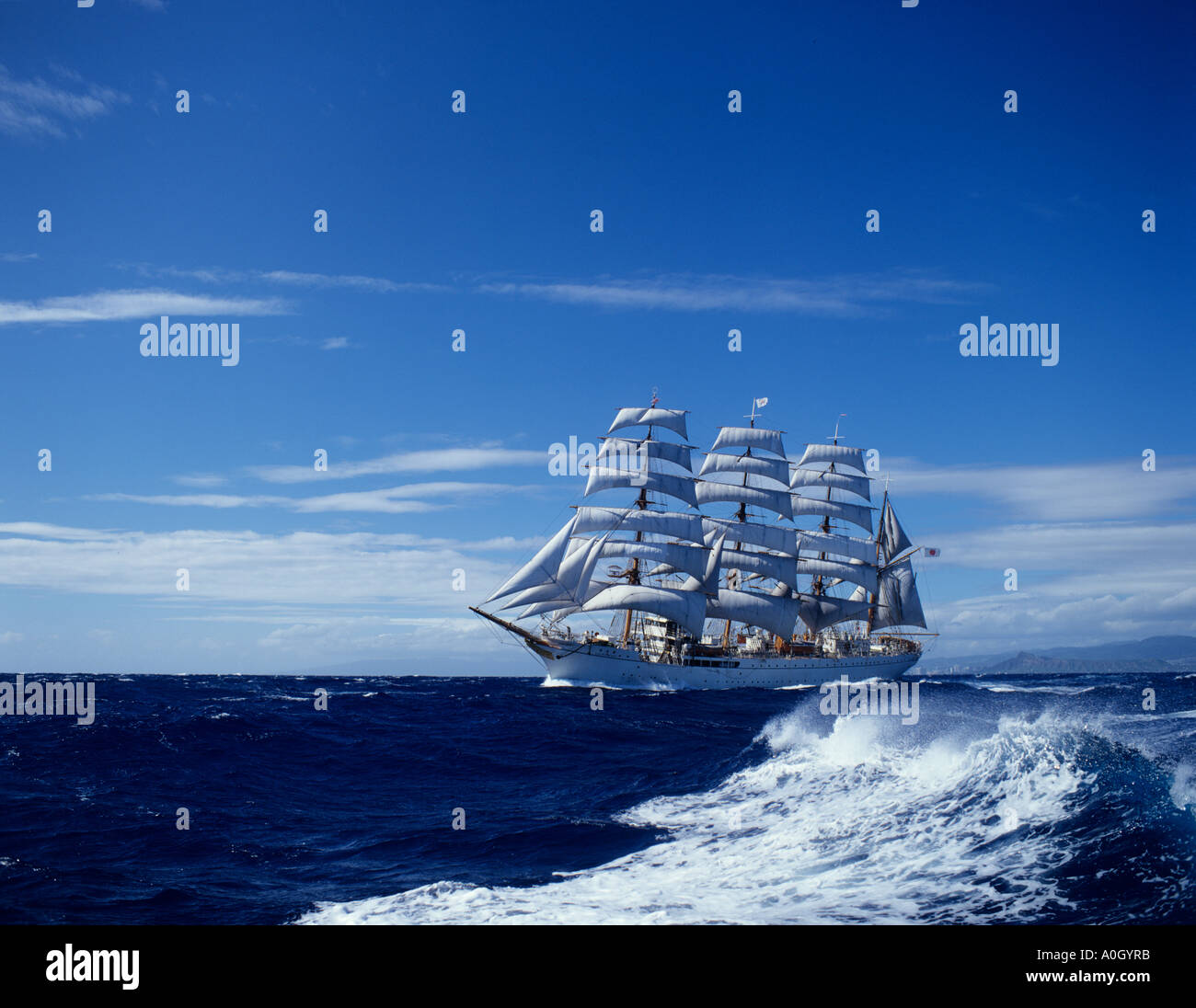 TALL SHIP ex KAIWO MARU GIAPPONE Foto Stock