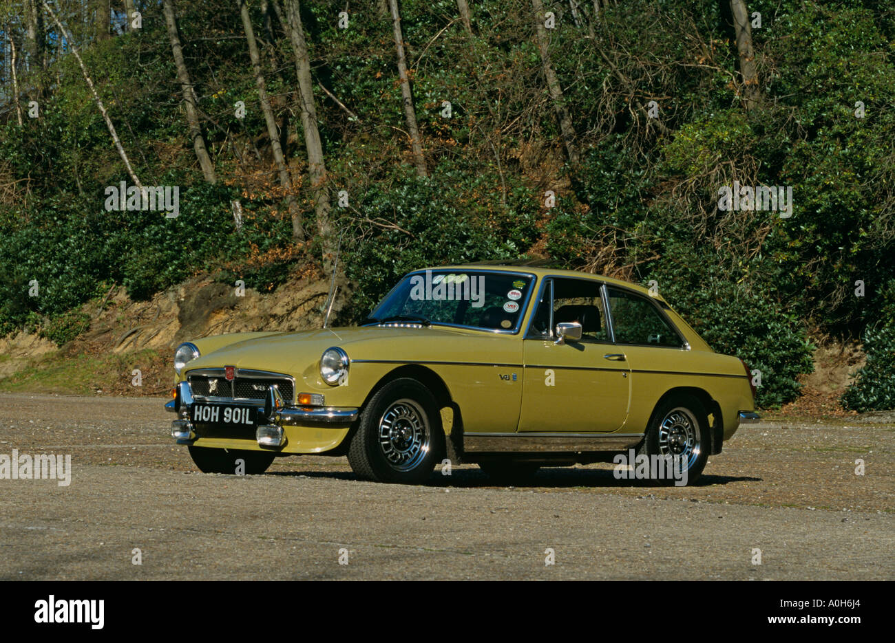 MG BGT V8. Paraurti cromato. Introdotto 1973 Foto Stock