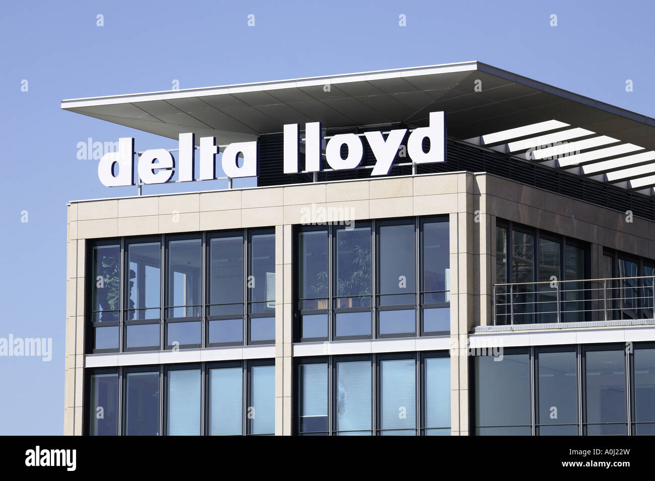 Finanziatrice Delta Lloyd, la costruzione di uffici, Monaco di Baviera Germania Foto Stock
