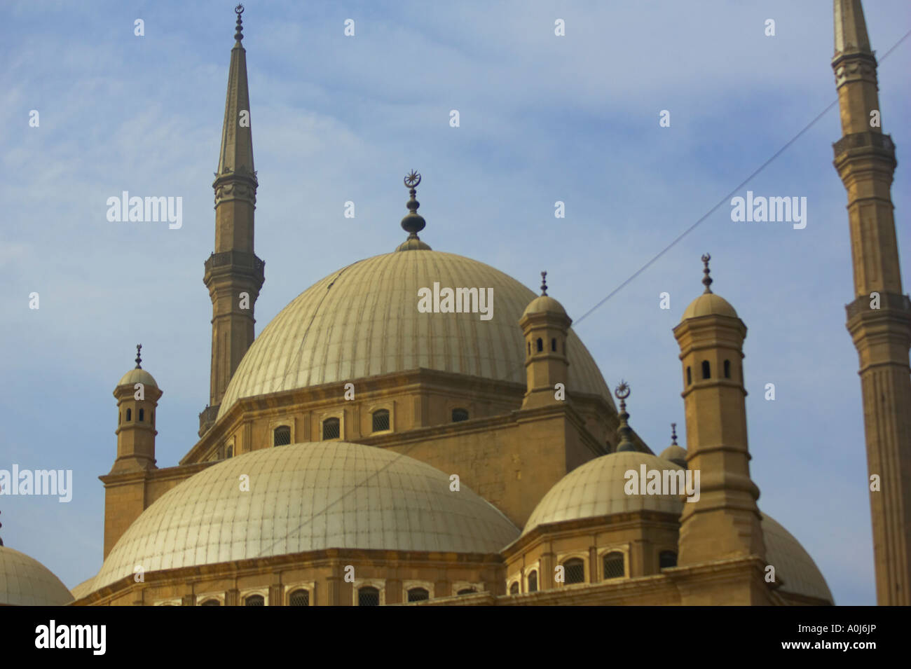 Muhammad Ali moschea in Il Cairo Egitto Foto Stock