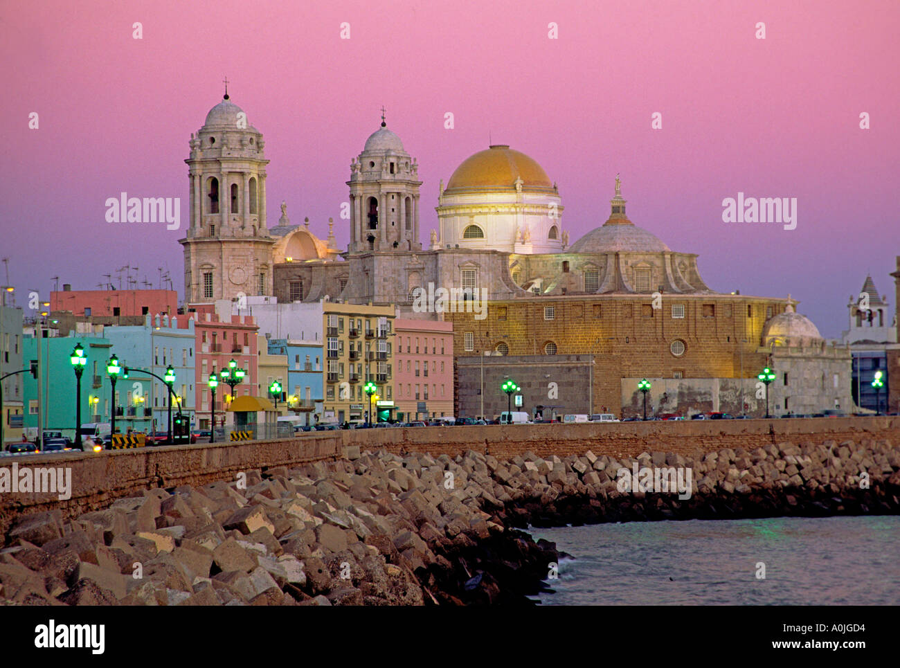 Spagna Andalusia cadiz cathedral Foto Stock