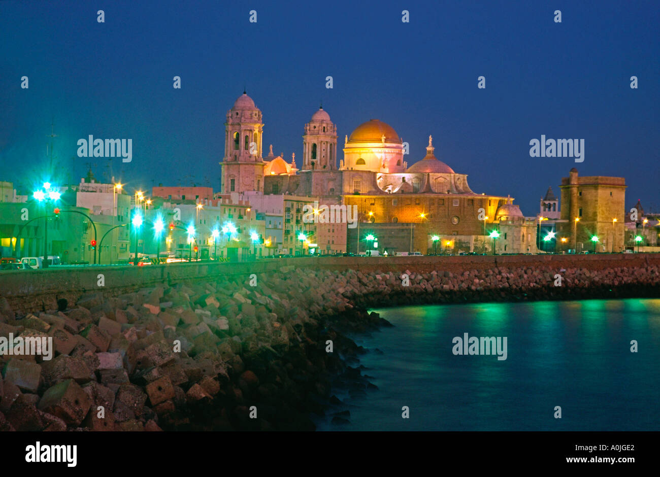 Spagna Andalusia cadiz cathedral Foto Stock
