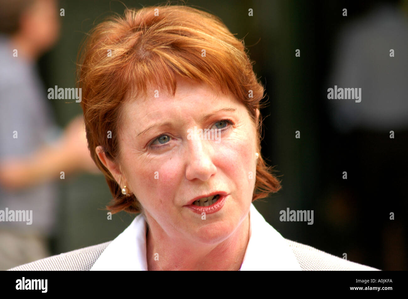 Mary Delahunty, giornalista e politico australiano con il Partito laburista australiano, Melbourne Australia Foto Stock