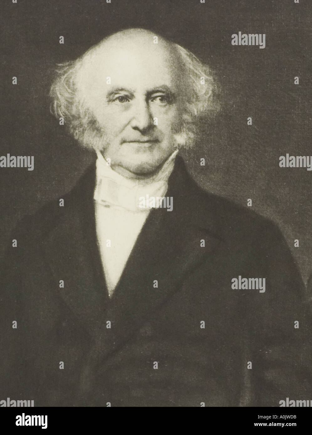 Martin Van Buren, 1782 - 1862. Statista americano e ottavo Presidente degli Stati Uniti d'America. Xix secolo la stampa. Foto Stock
