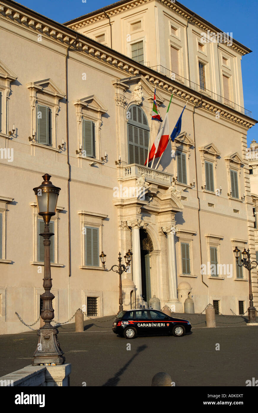 Il Palazzo del Quirinale Palazzo del Quirinale a Roma Italia Foto Stock