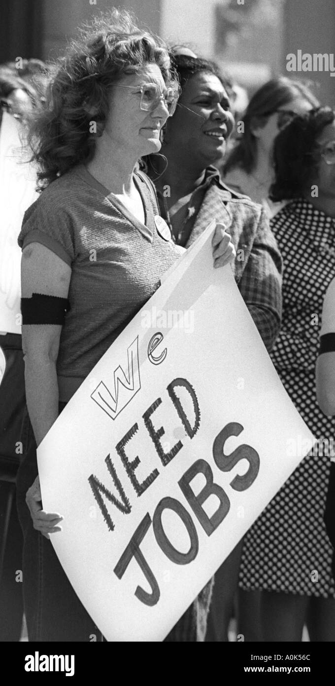 Gruppo della comunità picchetti General Motors degli azionisti Foto Stock