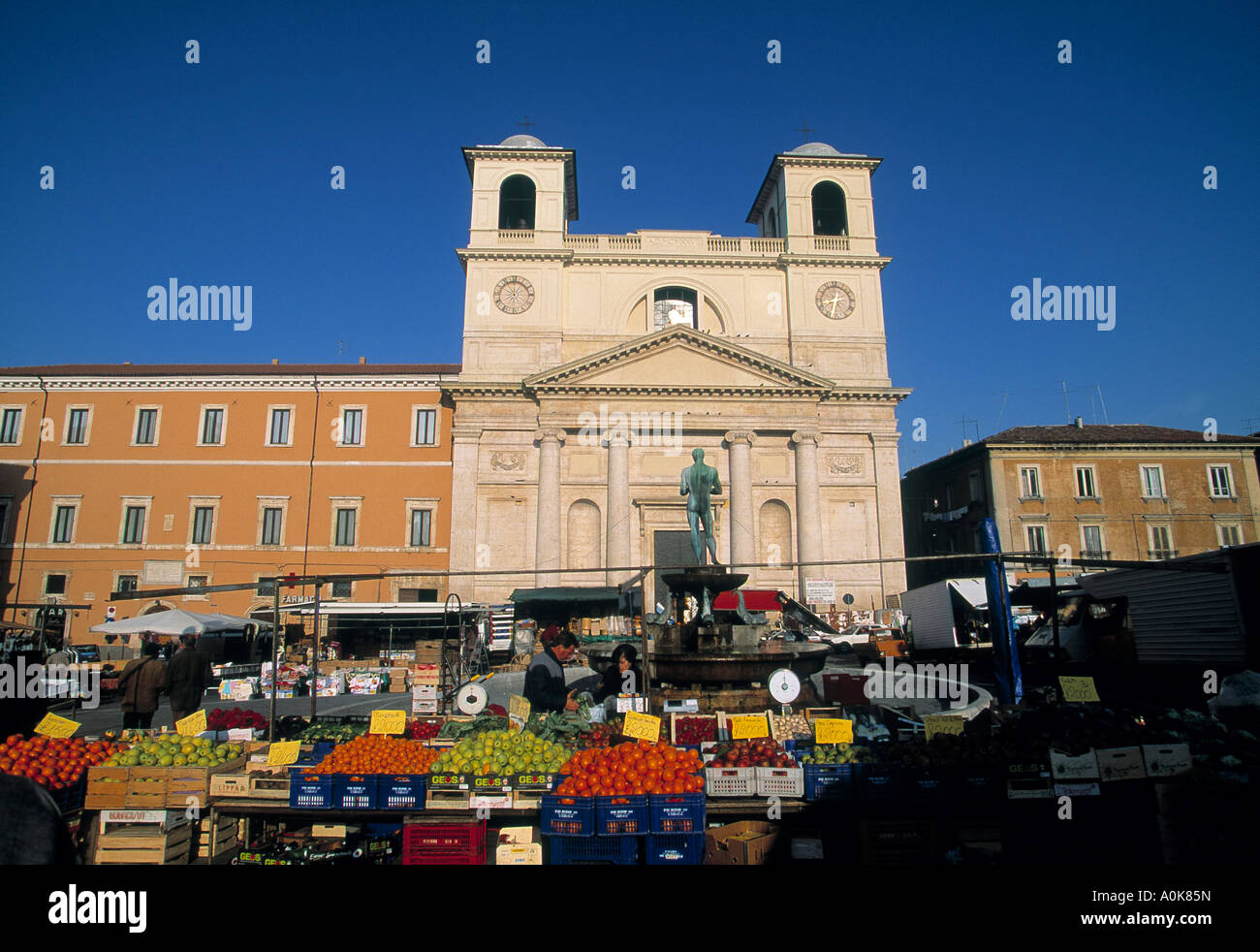 Abruzzo, L'aquila Market Foto Stock