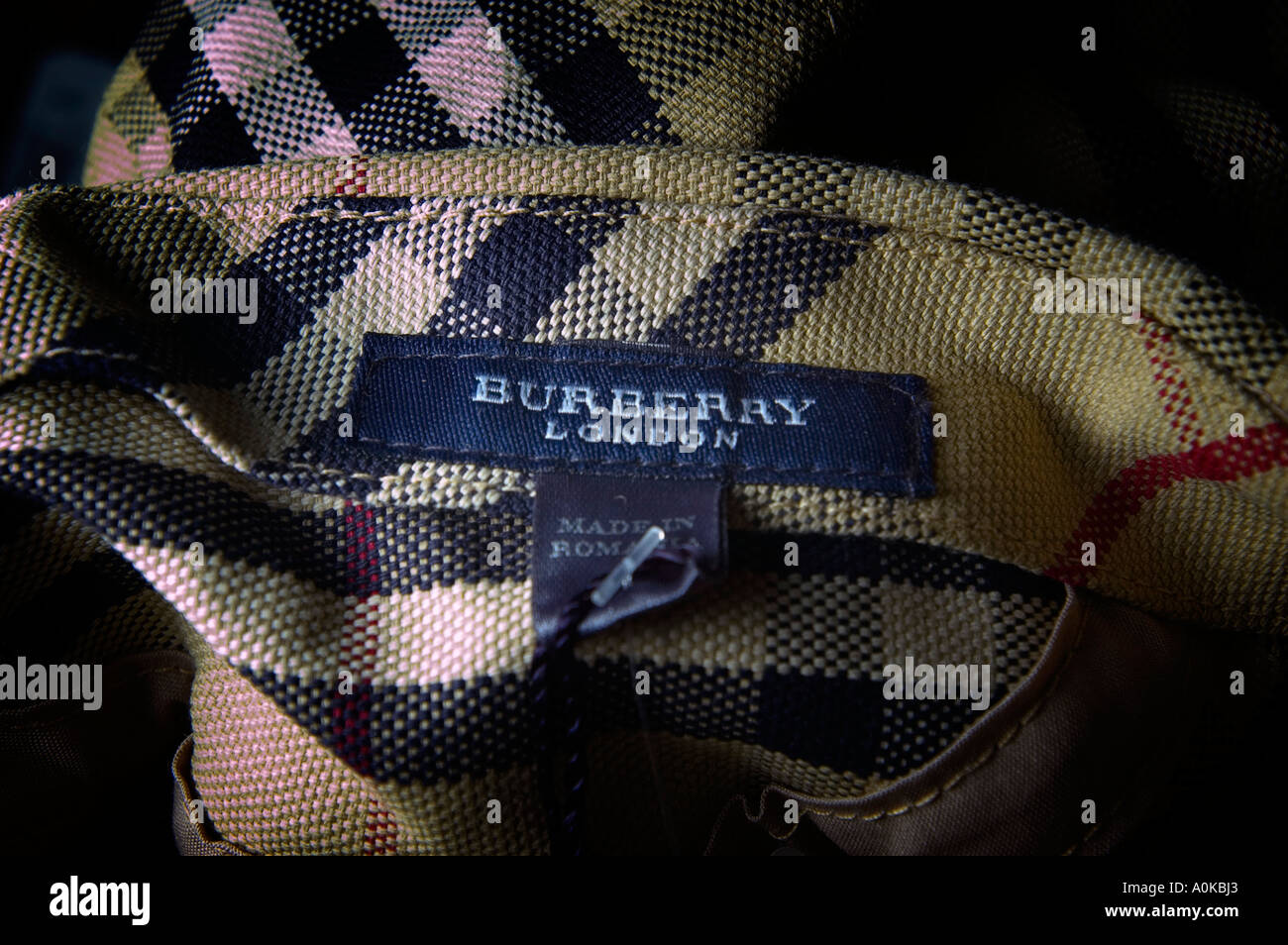 Cap di Burberry Foto Stock