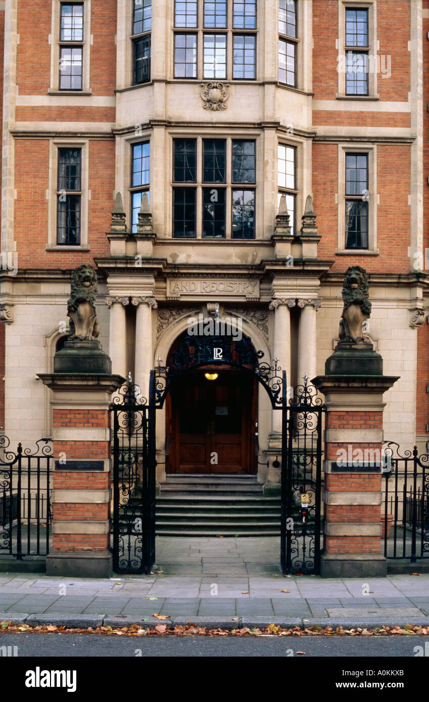 L'ufficio del catasto di Lincolns Inn Fields London REGNO UNITO Foto Stock L'ufficio del catasto di Lincolns Inn Fields London REGNO UNITO Foto Stock