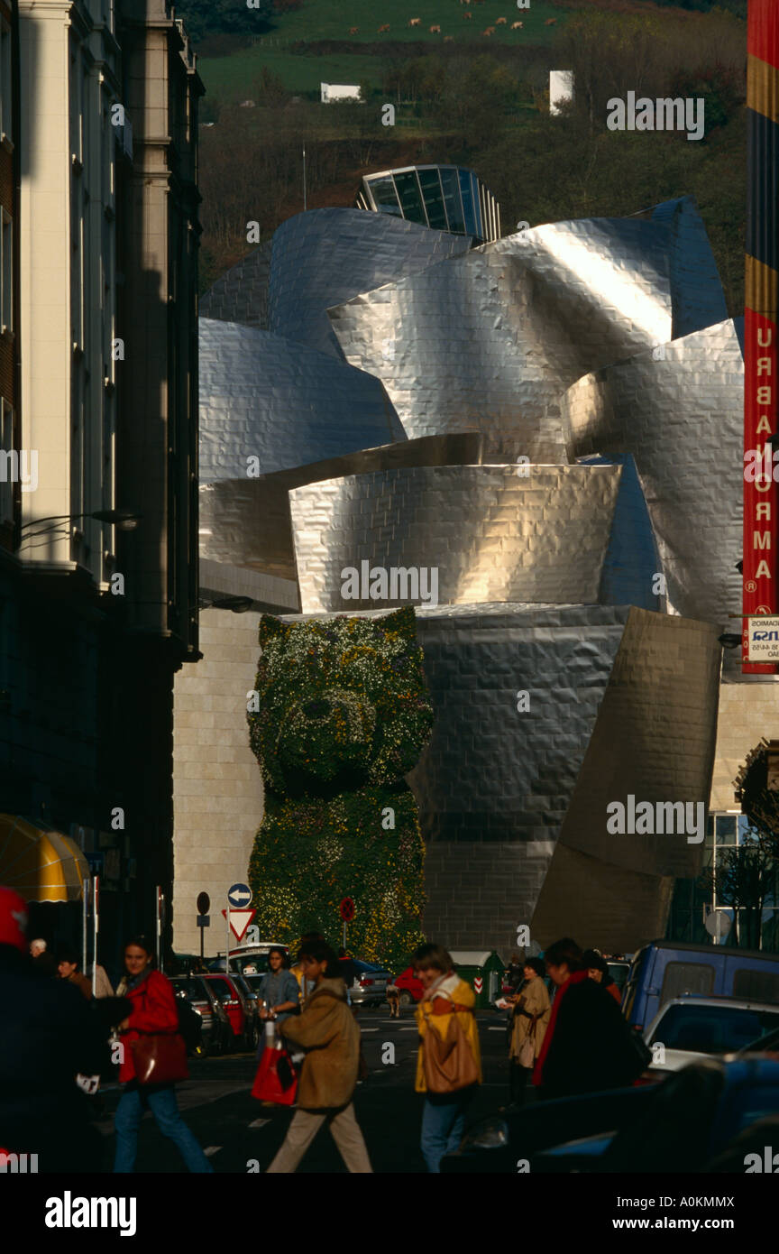 Museo Guggenheim a Bilbao Spagna Foto Stock