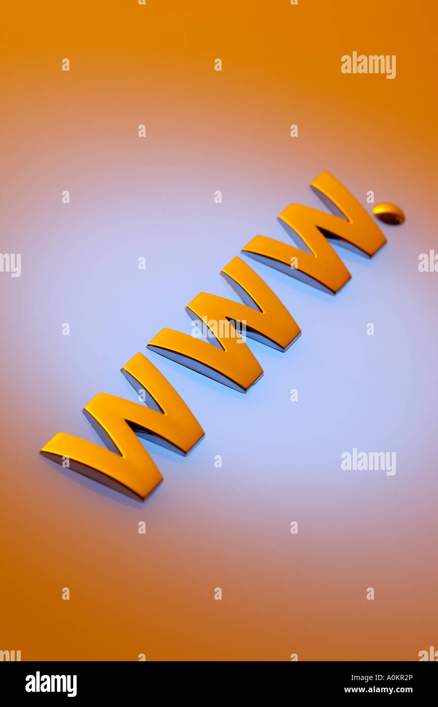 www lettere Foto Stock