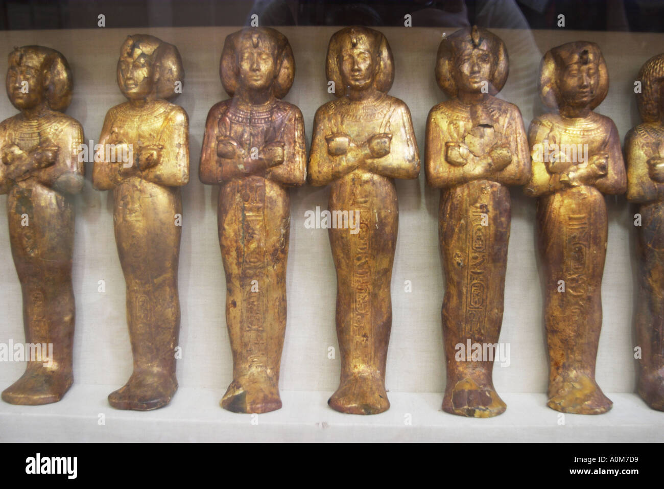 Ushabti del re Tutankhamon Museo del Cairo Foto Stock