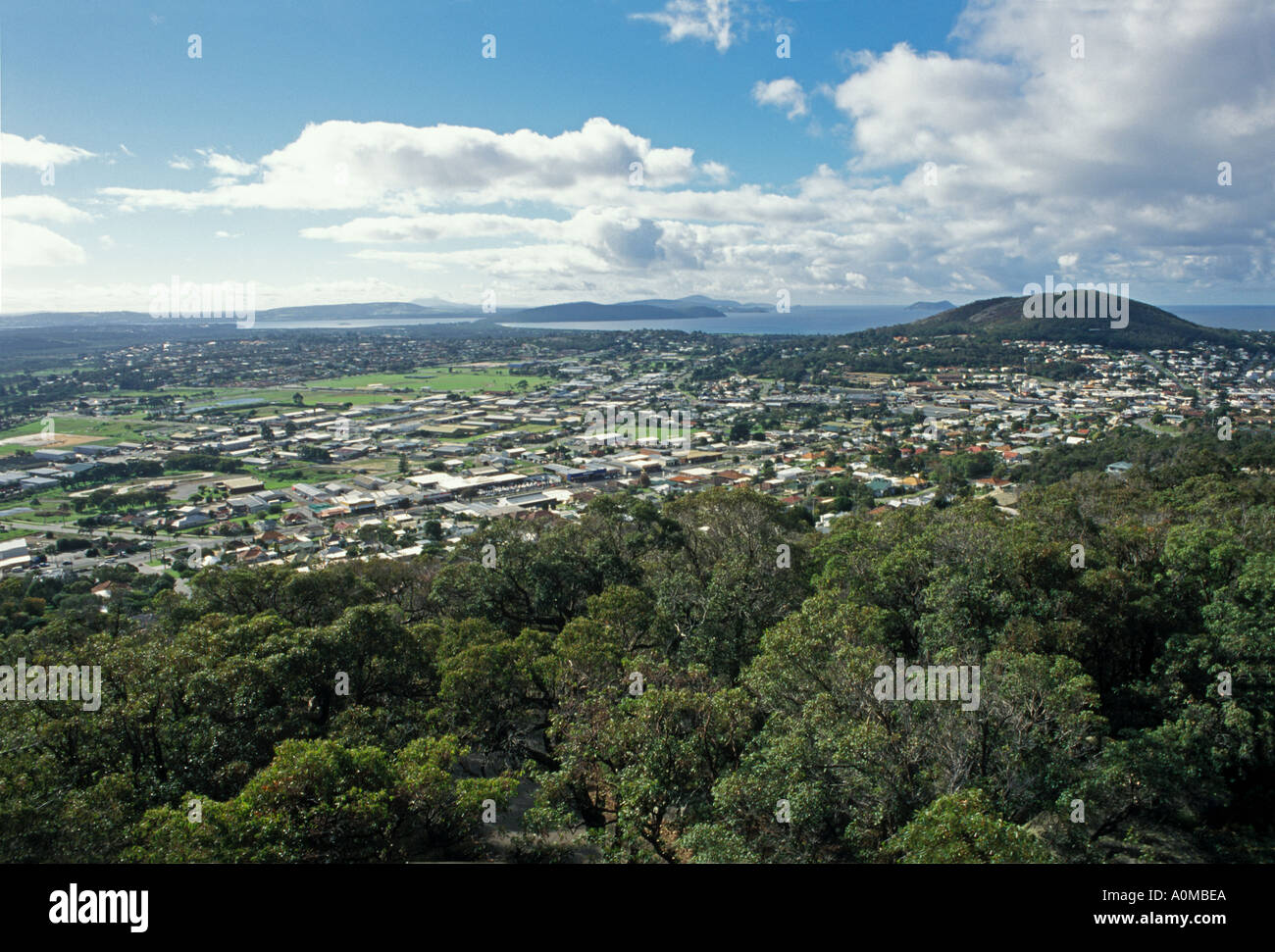Albany, Western Australia, più a sud ovest PORTO in Australia, dal Monte Melville. 2004. Foto Stock