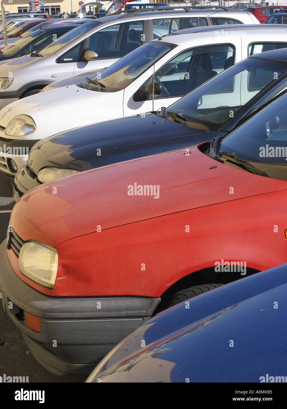 Auto parcheggiate Foto Stock