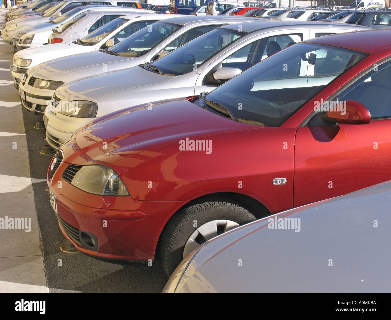 Auto parcheggiate Foto Stock