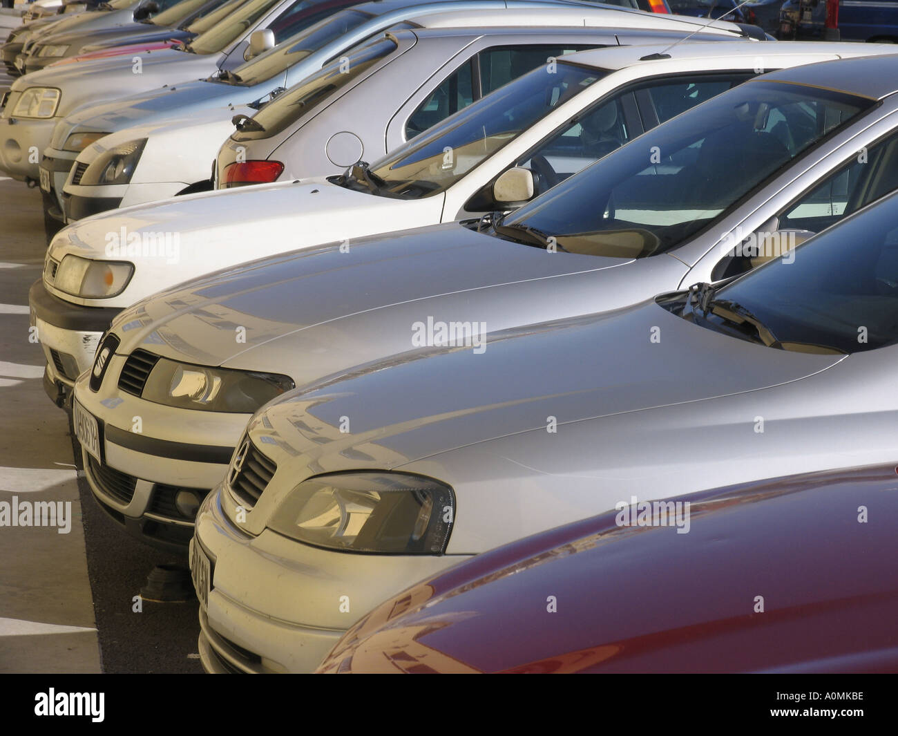 Auto parcheggiate Foto Stock