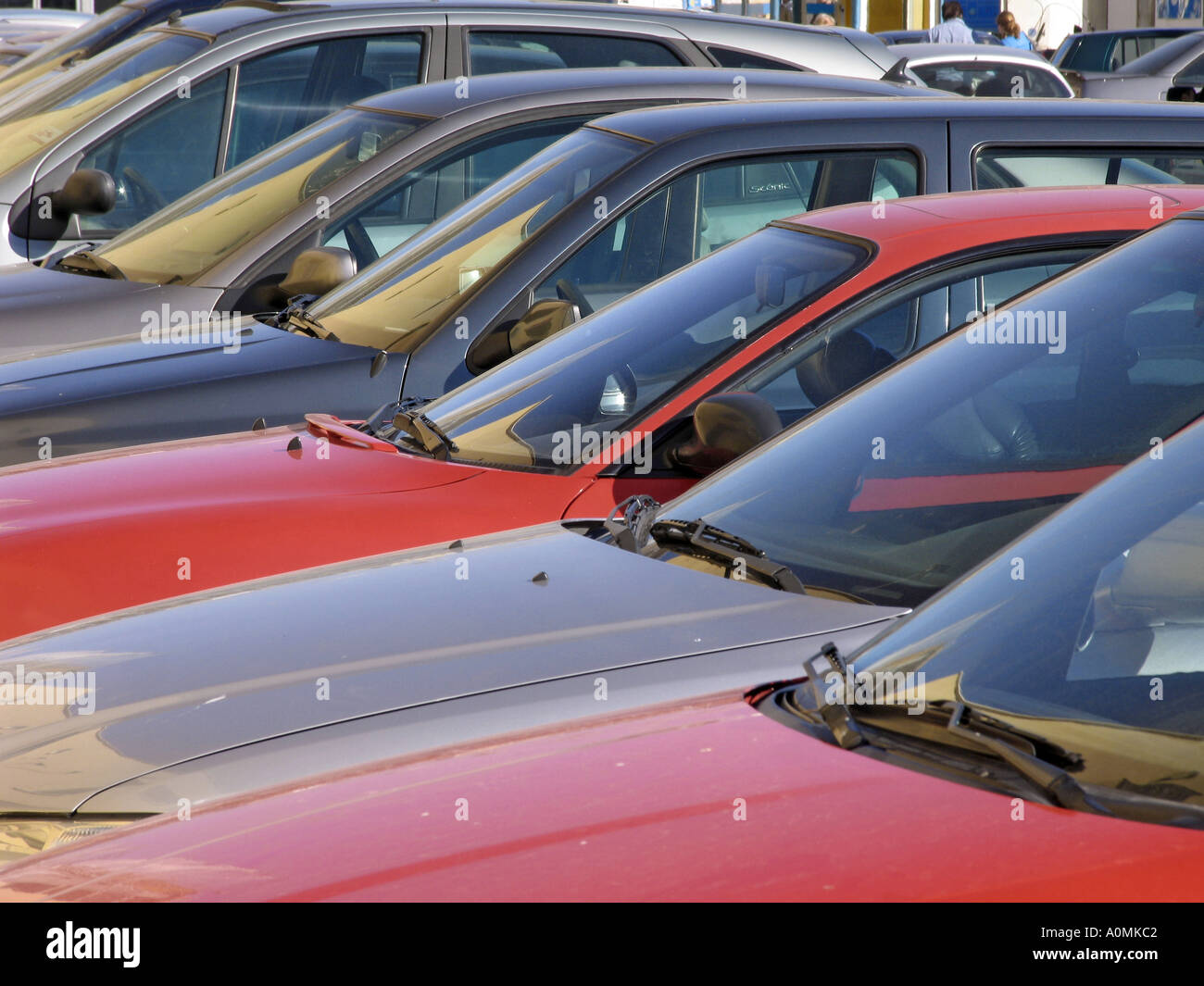 Auto parcheggiate Foto Stock