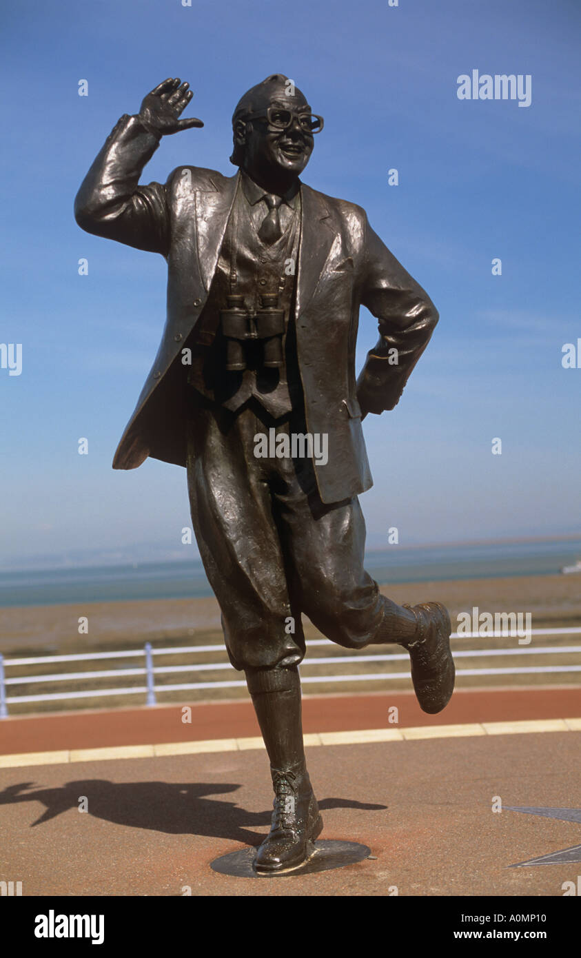 Eric Morecambe statua Morecambe Regno Unito Foto Stock