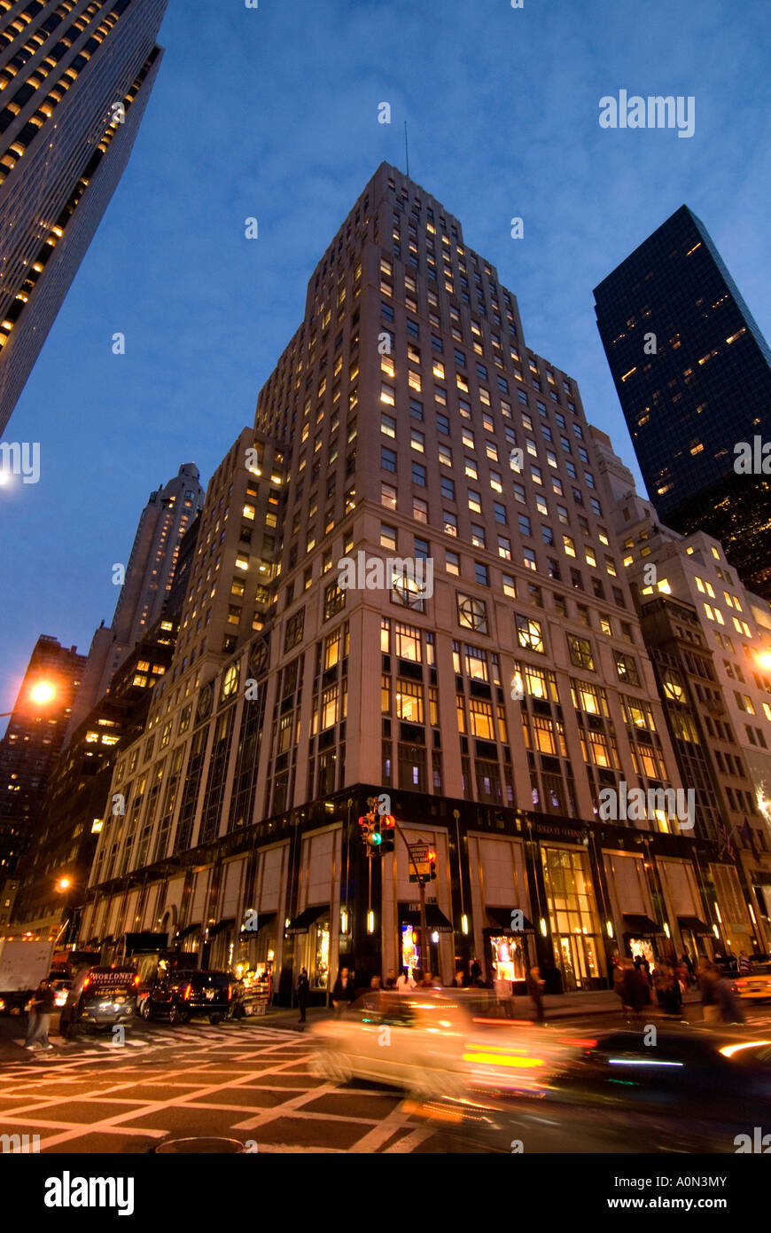 Bergdorf Goodman mens department store sulla Quinta Avenue in Uptown Manhattan New York STATI UNITI D'AMERICA Foto Stock