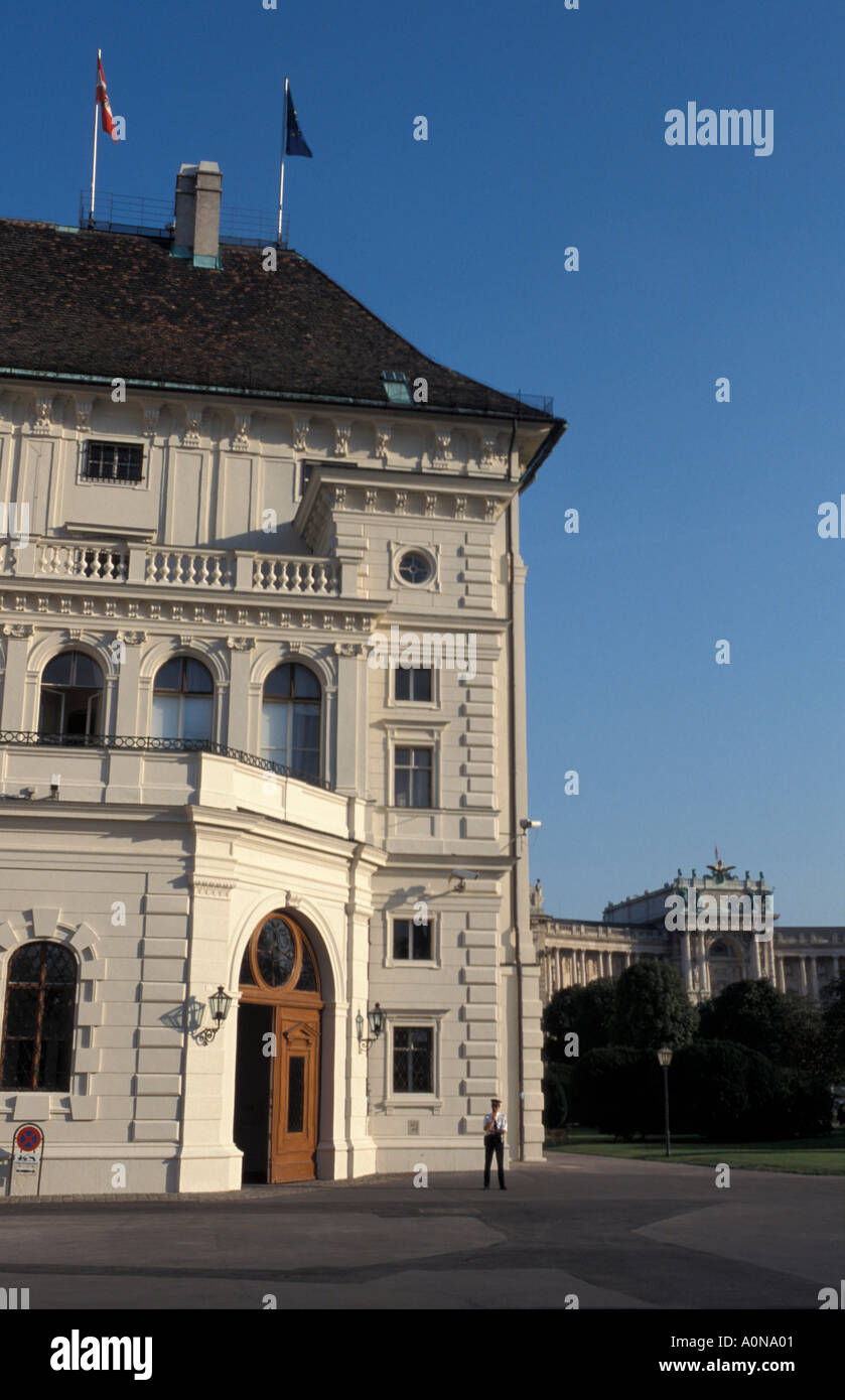 Vienna, Hofburg, presidenziali ufficio Foto Stock