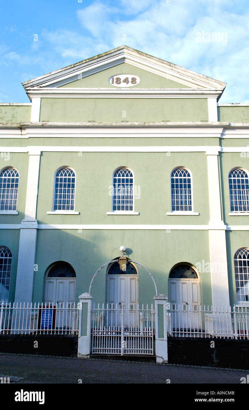 Wesley Chapel datata 1848 in Pembroke Dock Pembrokeshire West Wales UK GB UE Foto Stock