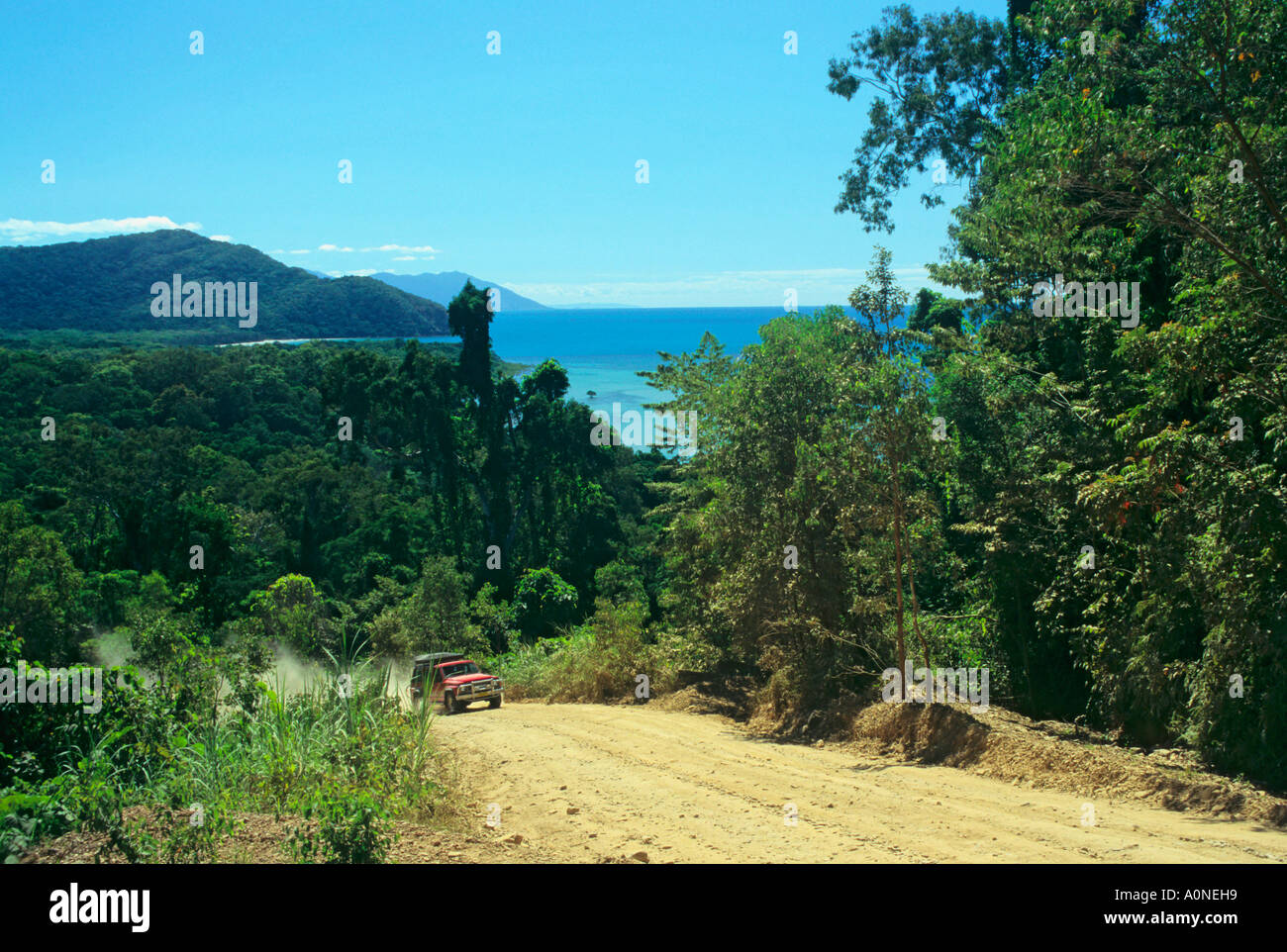 Bloomfield via Queensland del Nord Australia Foto Stock