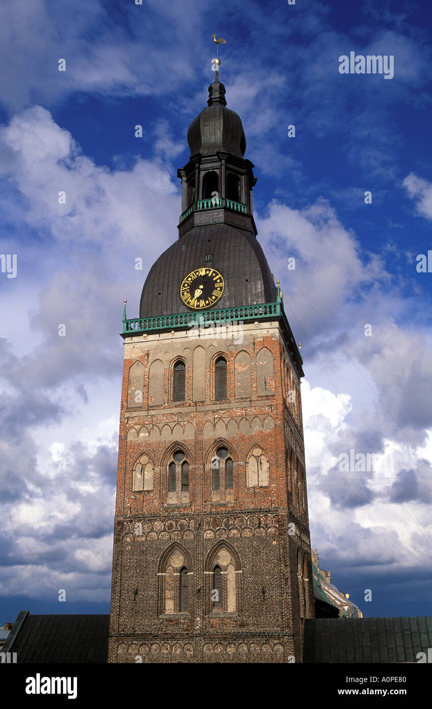 La Cattedrale del Duomo Old Riga Lettonia Foto Stock