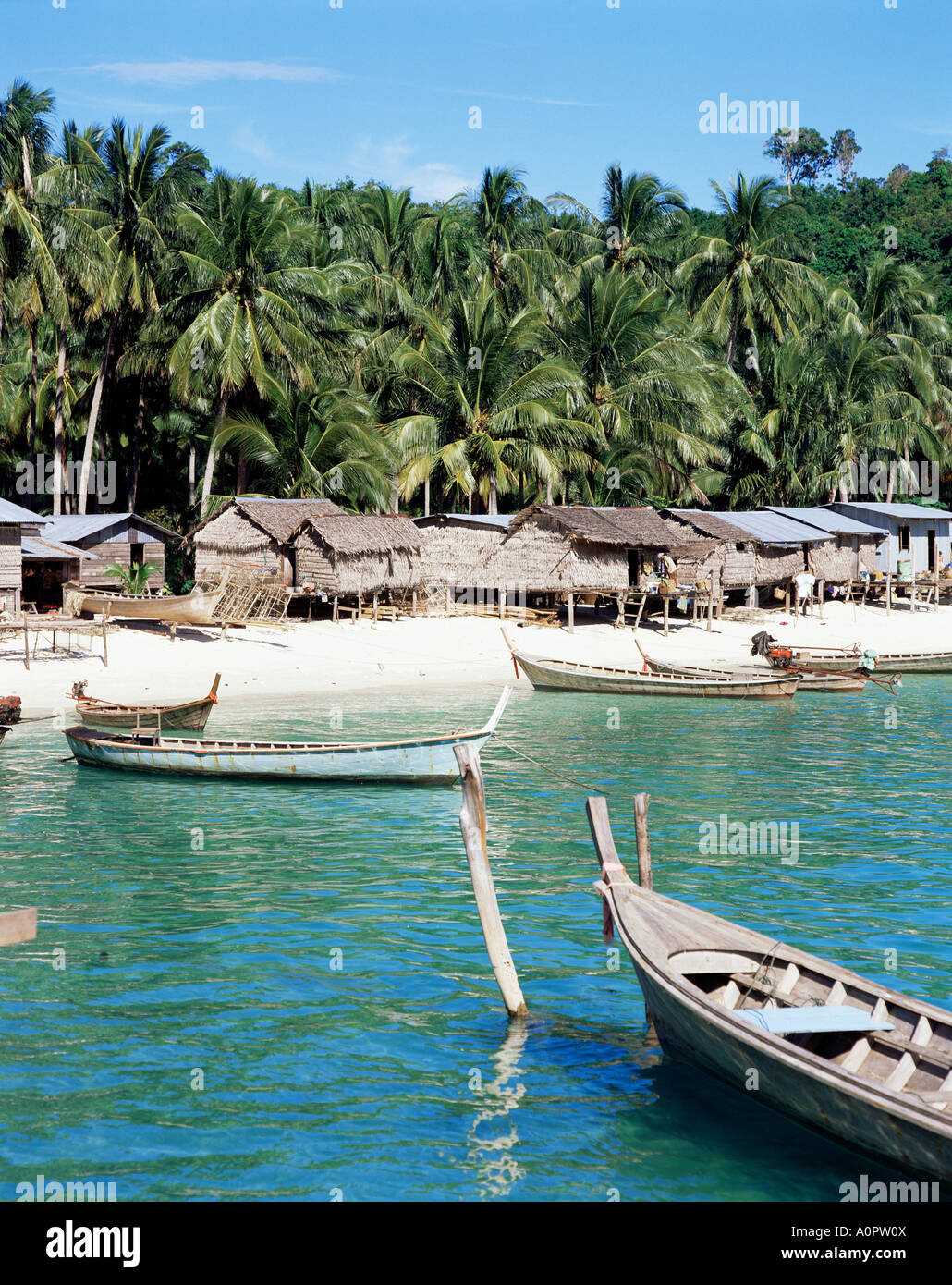 Ko Pi Pi Isola della Thailandia Asia del sud-est asiatico Foto Stock
