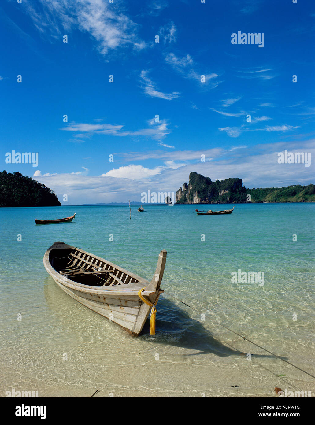 Ko Pi Pi Isola della Thailandia Asia del sud-est asiatico Foto Stock