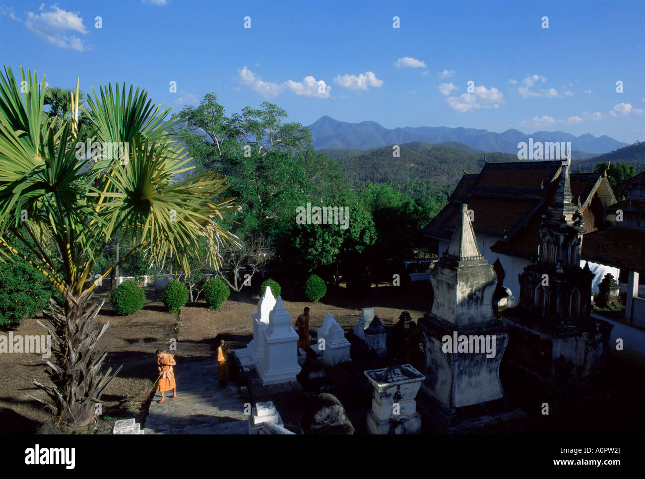 Mae Hong Son area nord della Thailandia Asia del sud-est asiatico Foto Stock