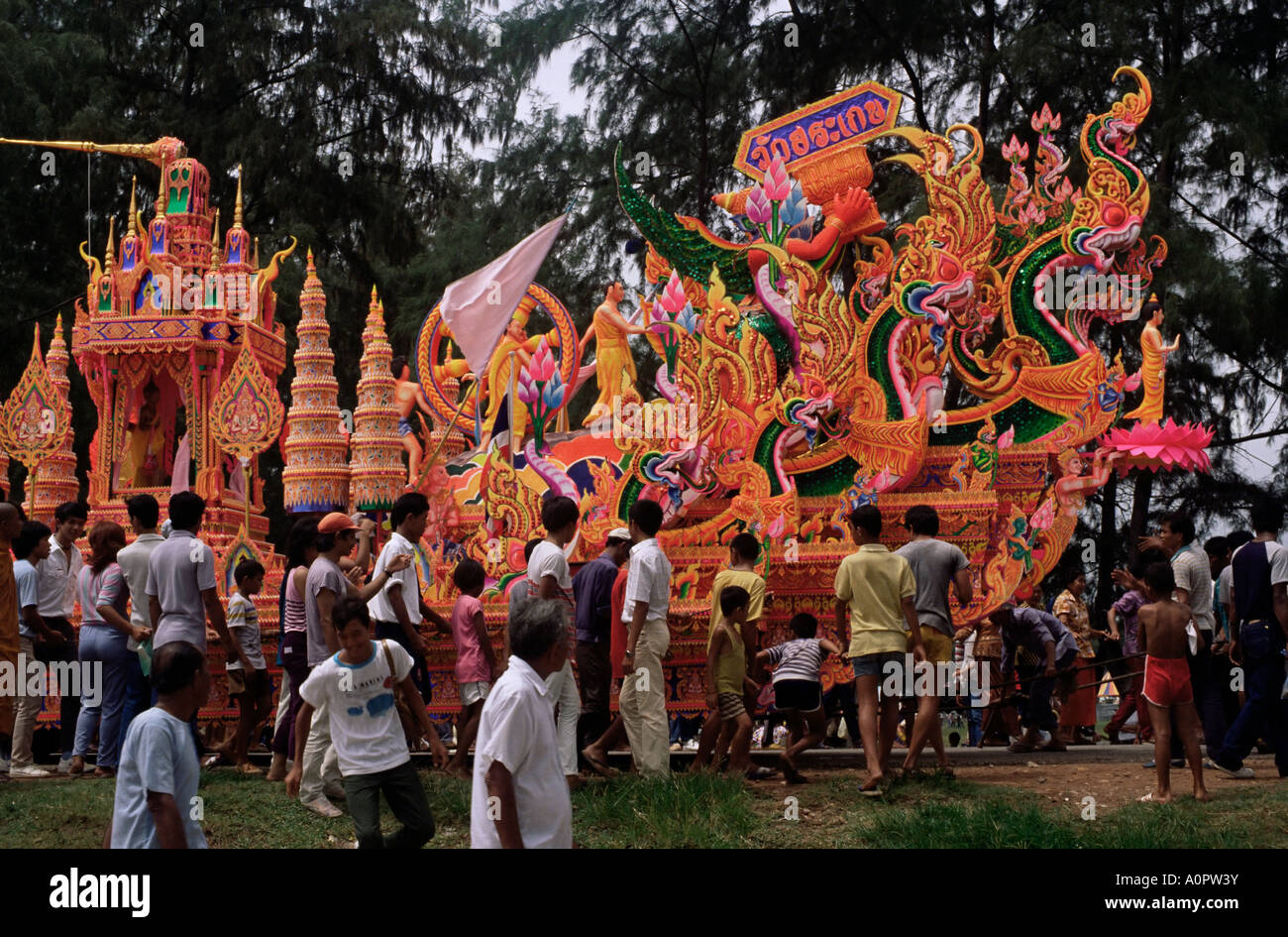 Chak Phra Festival Songkla Thailandia Asia del sud-est asiatico Foto Stock