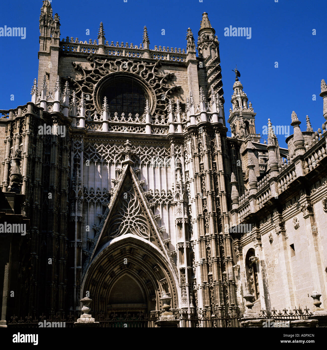 Cattedrale di Siviglia Siviglia Andalusia Spagna Europa Foto Stock