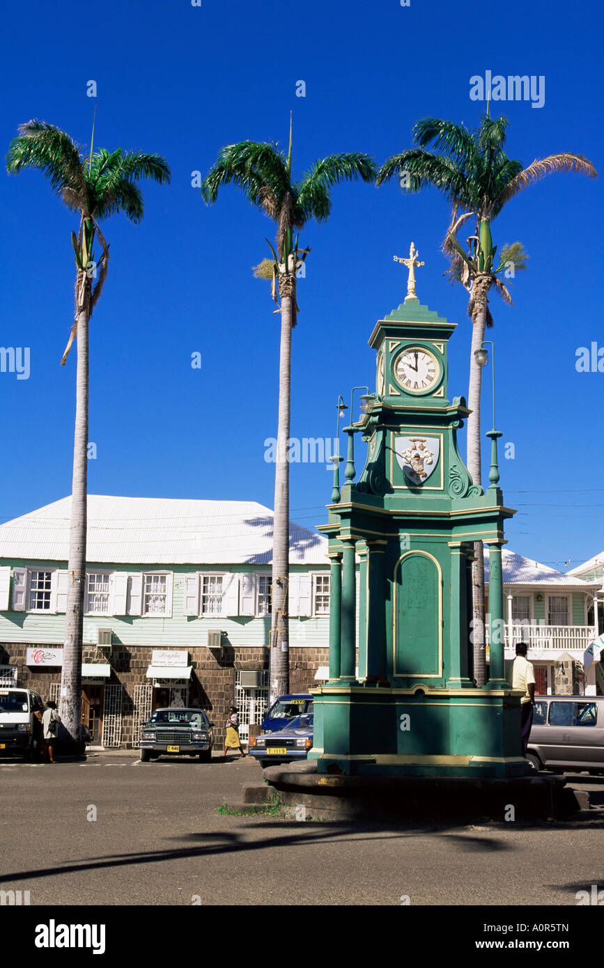 Basseterre St Kitts Isole Sottovento delle Piccole Antille West Indies America Centrale Foto Stock