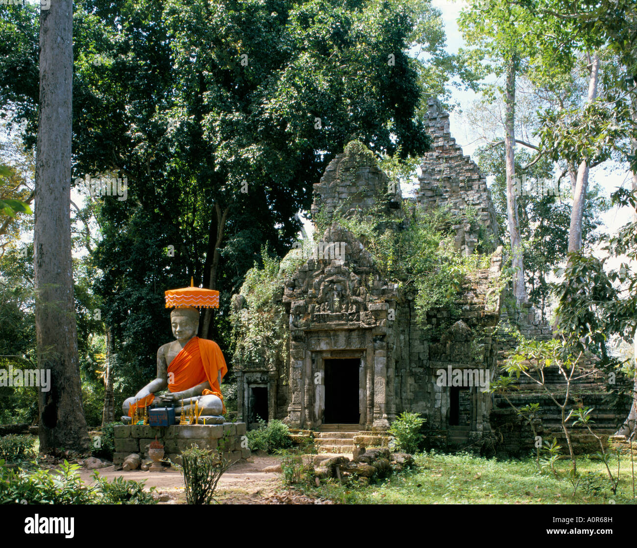 Preah Palilai risalente al XIII e XIV secolo Angkor Thom Angkor Sito Patrimonio Mondiale dell'UNESCO Siem Reap Cambogia Indocina Foto Stock