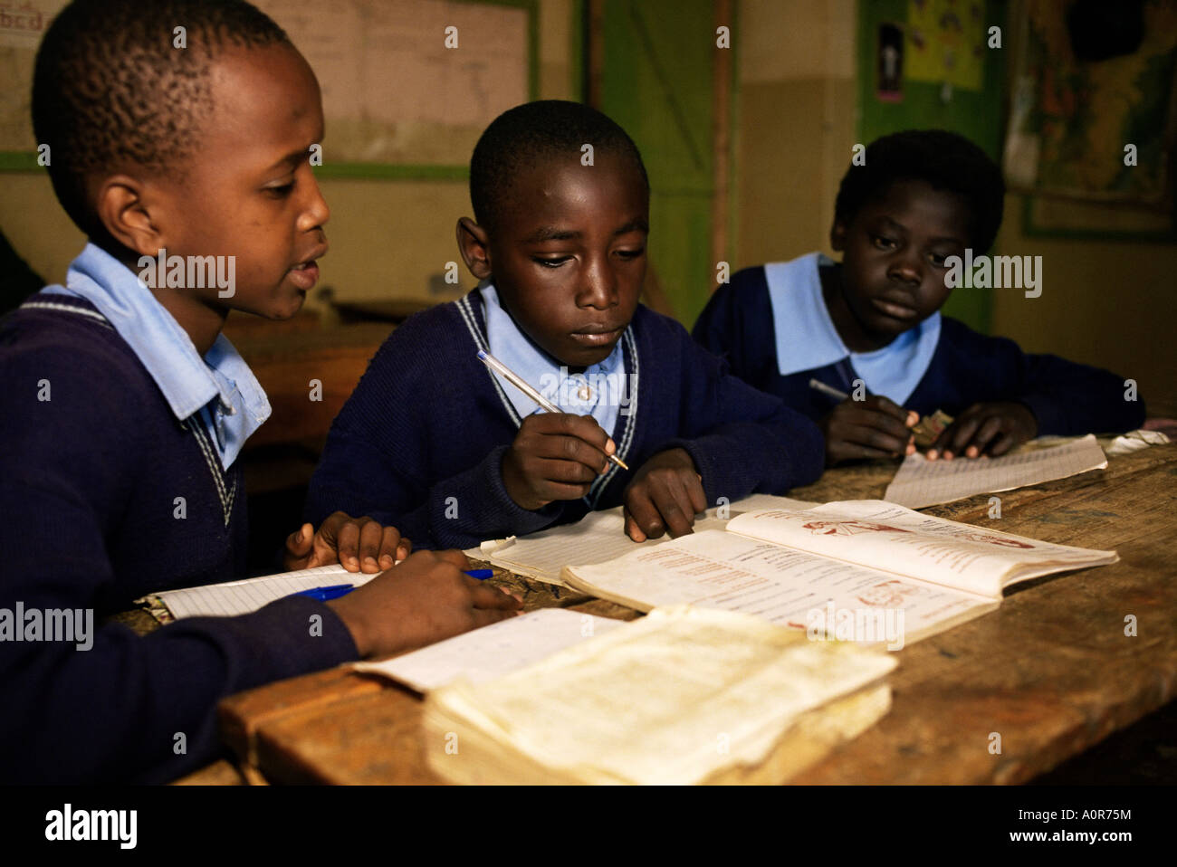 Scuola Nairobi Kenya East Africa Africa Foto Stock