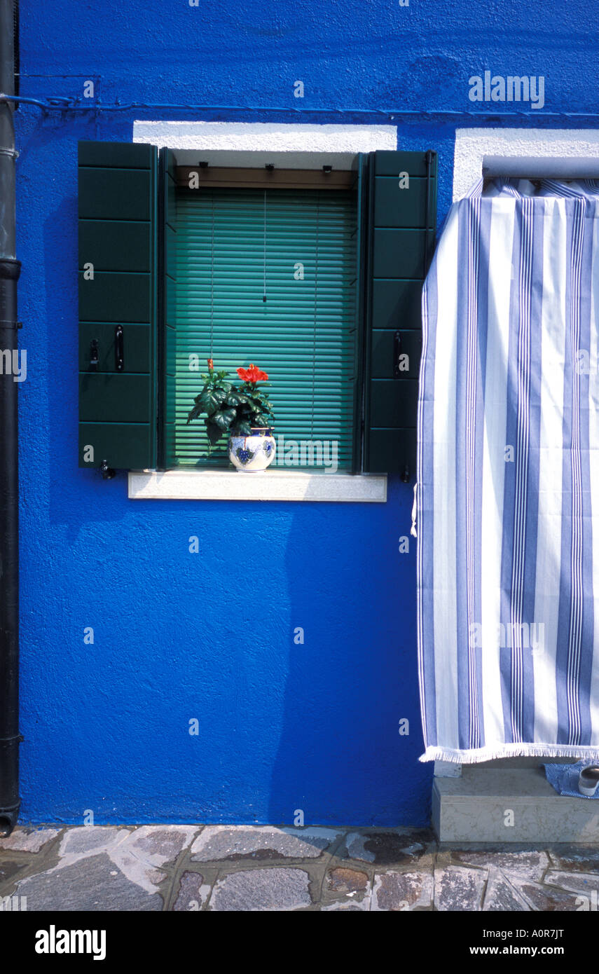 Burano Venezia Veneto Italia Europa Foto Stock