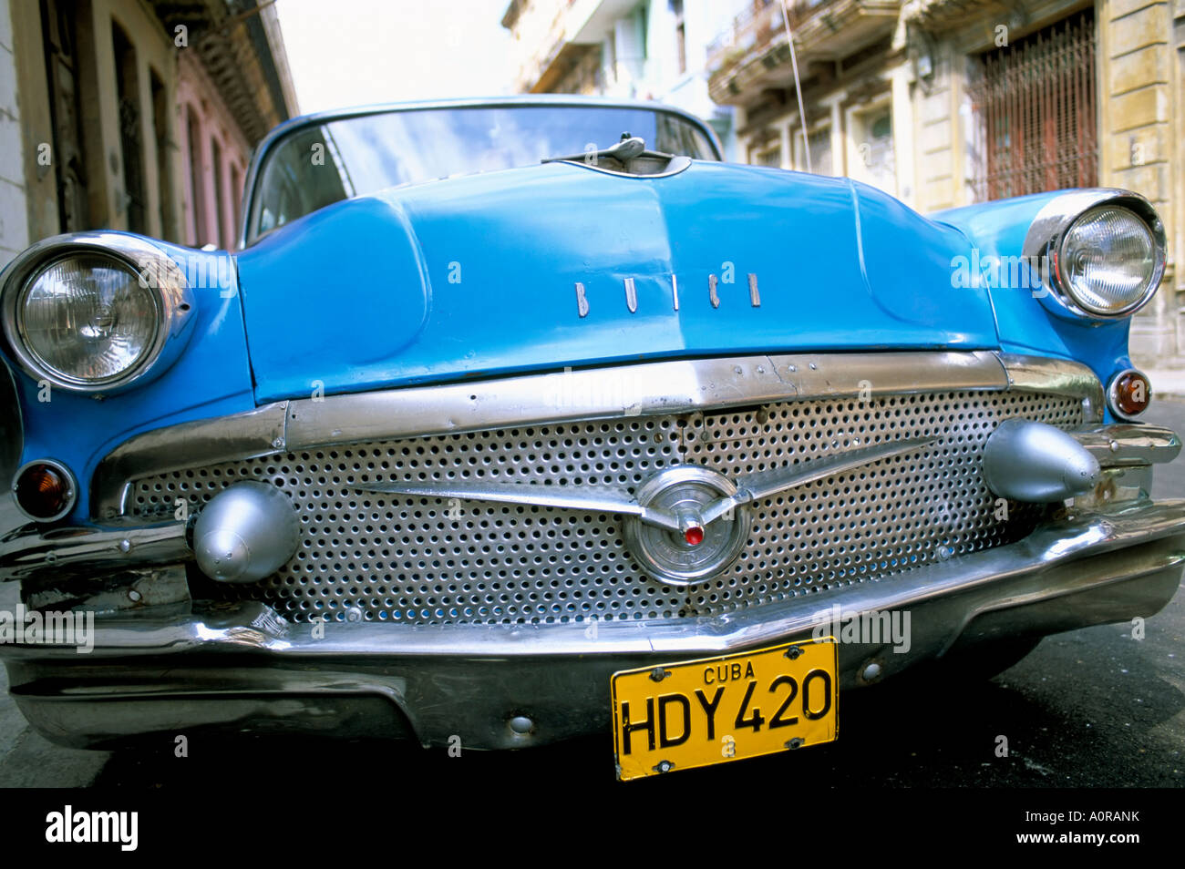 Vecchia Buick Automobile americana Havana Cuba West Indies America Centrale Foto Stock