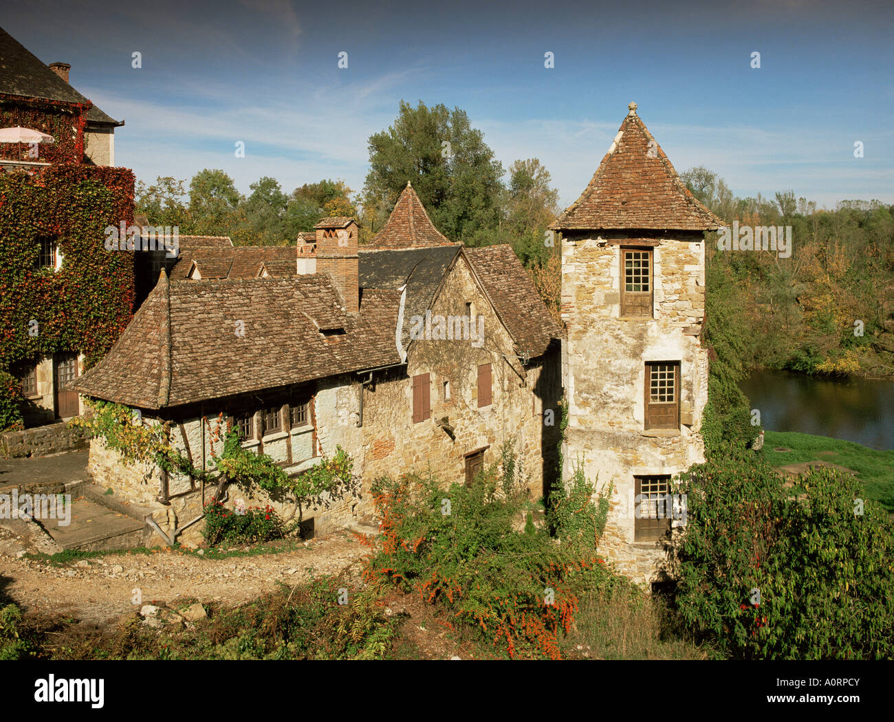 Carennac Dordogne Aquitaine Francia Europa Foto Stock