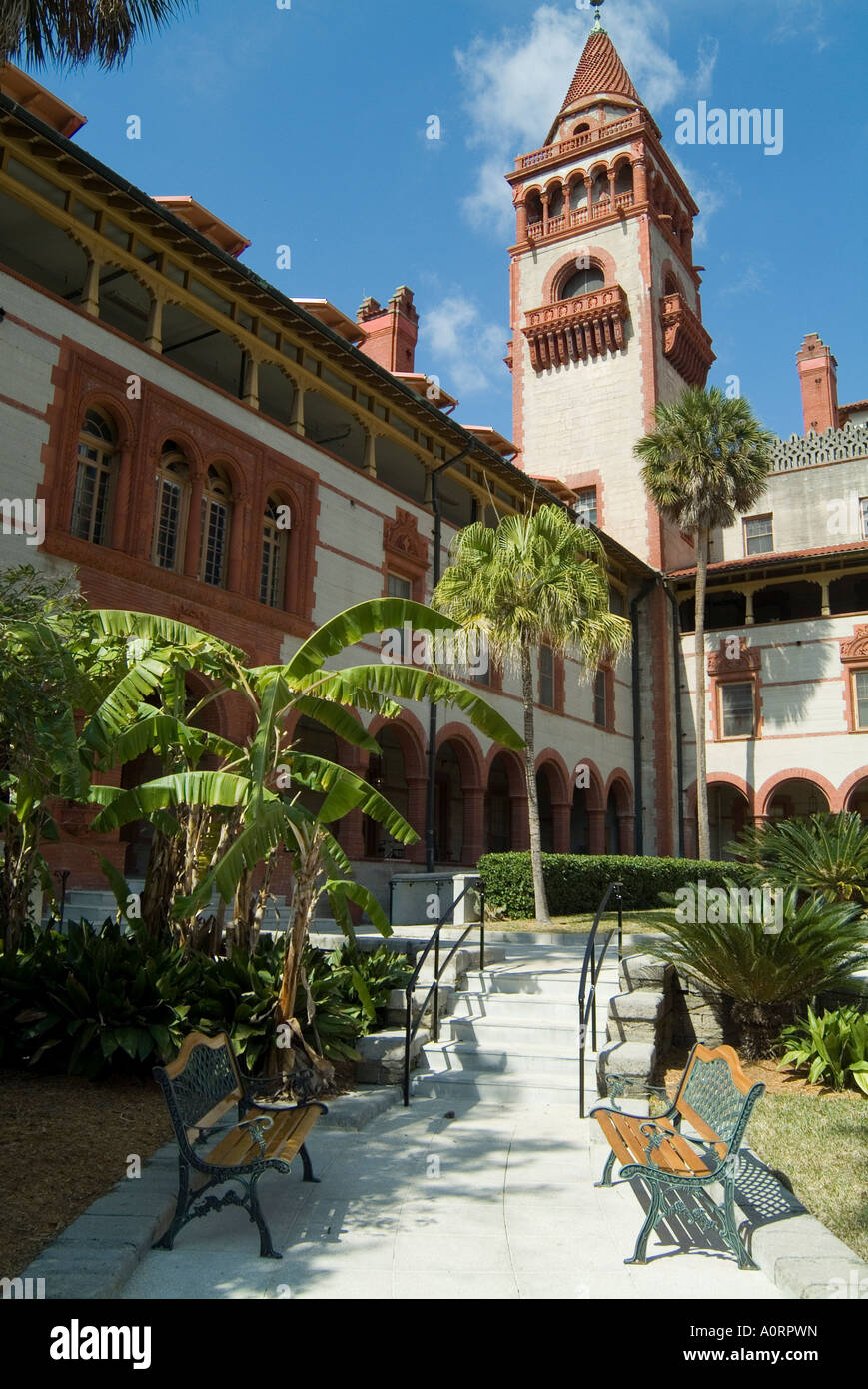 Flagler College St Augustine Florida negli Stati Uniti d'America Nord America Foto Stock