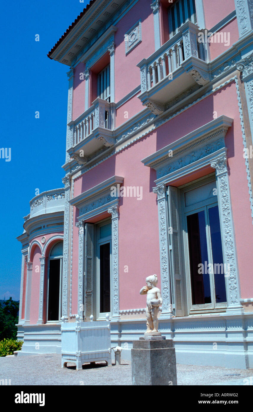 Villa Ephrussi de Rothschild / Saint Jean-Cap Ferrat Foto Stock