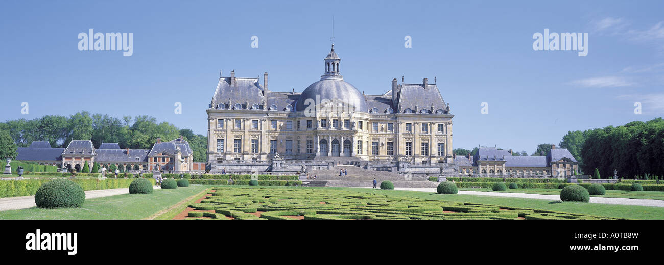 Chateau de Vaux le Vicomte Ile de France Foto Stock