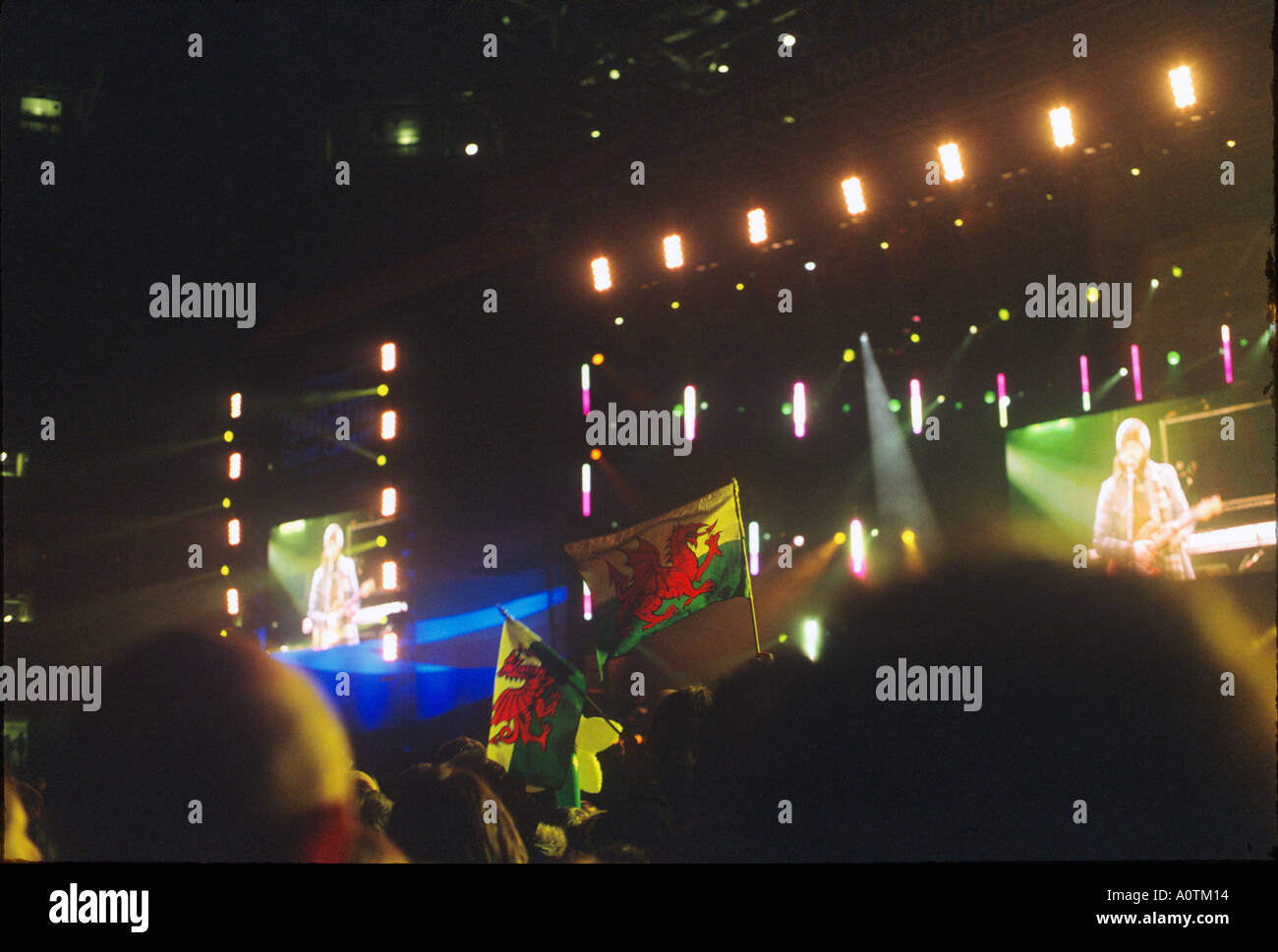 Appello di Tsunami Concert Millennium Stadium Cardiff Galles del Sud Foto Stock