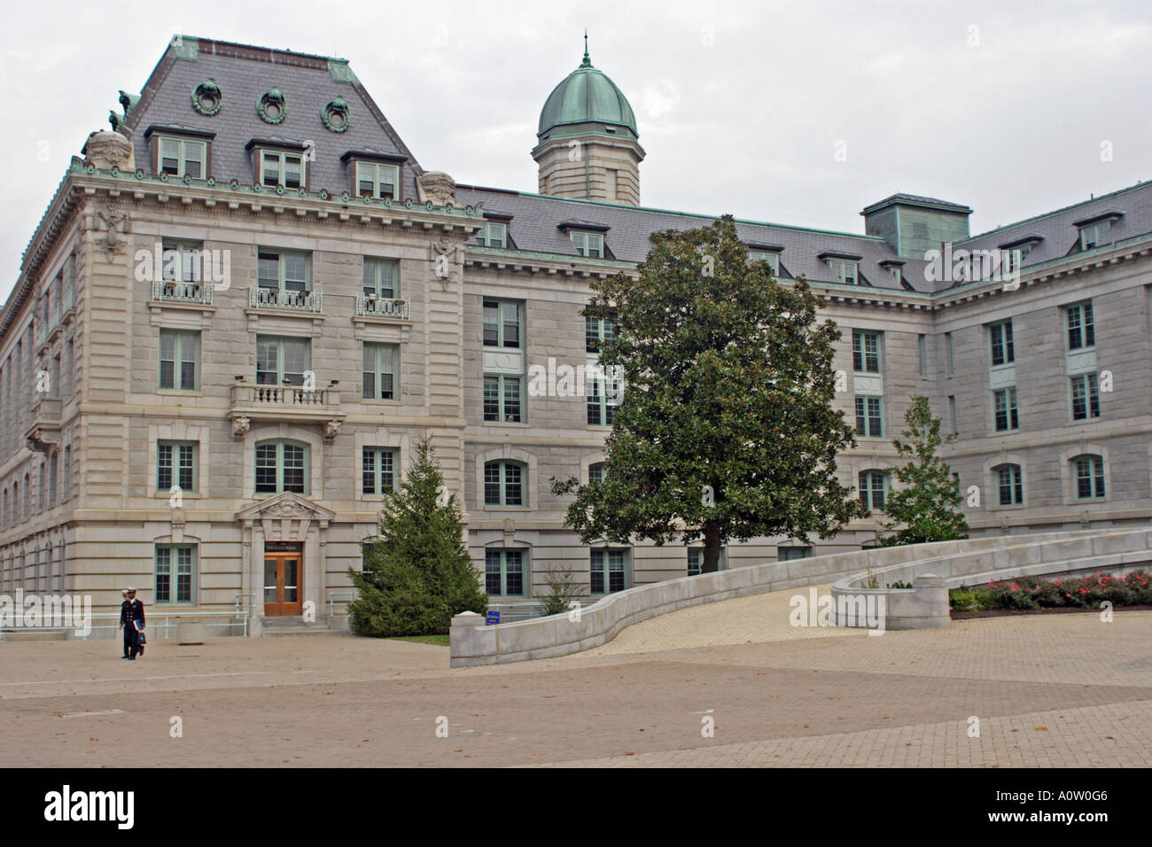 Bancroft Hall - US Naval Academy di Annapolis, Maryland Foto Stock