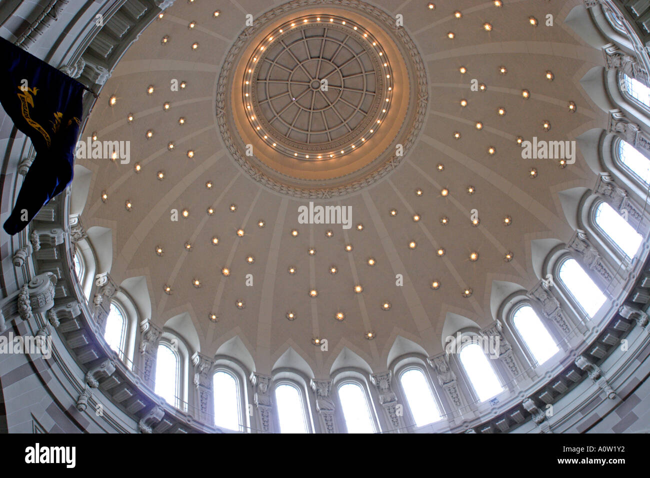 Cupola della Cappella in Accademia Navale degli Stati Uniti, Annapolis, Maryland Foto Stock