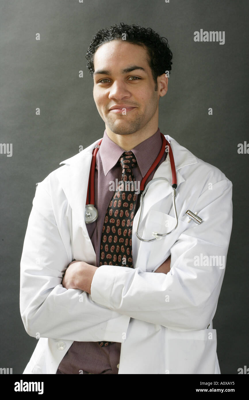Ritratto di un maschio di medico o di medico. Foto Stock